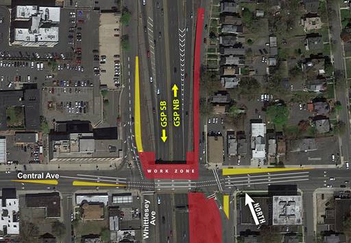 TRAFFIC ADVISORY: Traffic pattern on Central Avenue will change with installation of long-term work zone