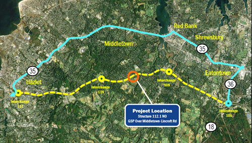 ALERT: 2 northbound Parkway lanes to close in Middletown while repairs are made to bridge damaged in crash